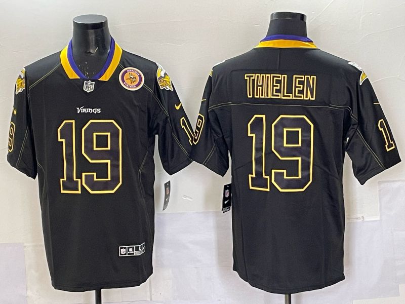 Men 2025 Minnesota Twins #19 Thielen black Nike Limited NFL Jersey style 034->san francisco 49ers->NFL Jersey